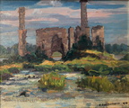 Vieux château en ruine, St Francois de Sale, 1940
